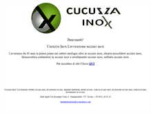 Tablet Screenshot of cucuzzainox.com